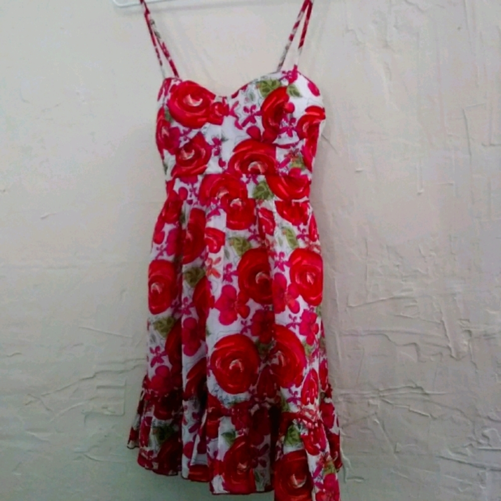 Free w/ purchase of another item, floral dress